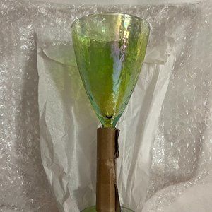 Zodax Aperitivo Red Wine Glass Luster Green Set of 4